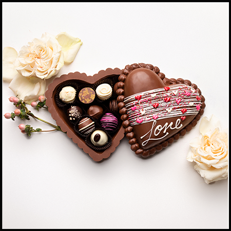 Truffle Filled Chocolate Heart Box