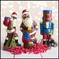 Giant Santa &amp; Nutcracker