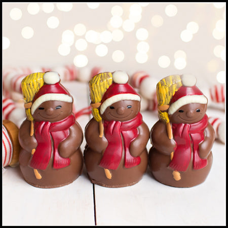 3D Almond Filled Snowman