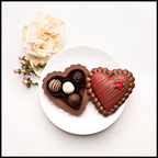 Edible Chocolate Heart Box filled with Truffles