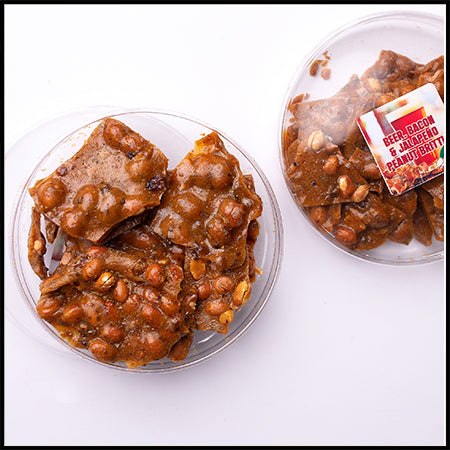 Beer, Bacon, Jalapeño Peanut Brittle