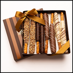 Caramel Pretzel Rods