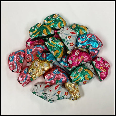 Mini Foiled Sitting Bunnies