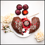 Edible Chocolate Heart Box filled with Truffles