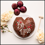 Edible Chocolate Heart Box filled with Truffles