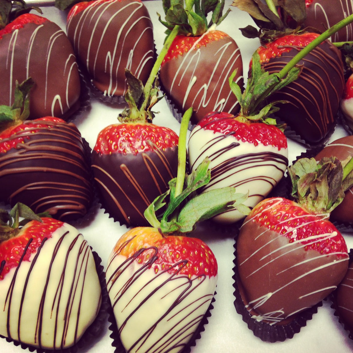 Chocolate Dipped STEM-ON Strawberries for Valentine's Day