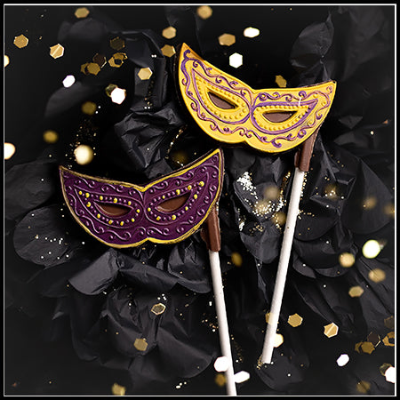 Mardi Gras Mask Pops
