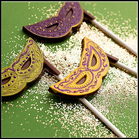 Mardi Gras Mask Pops