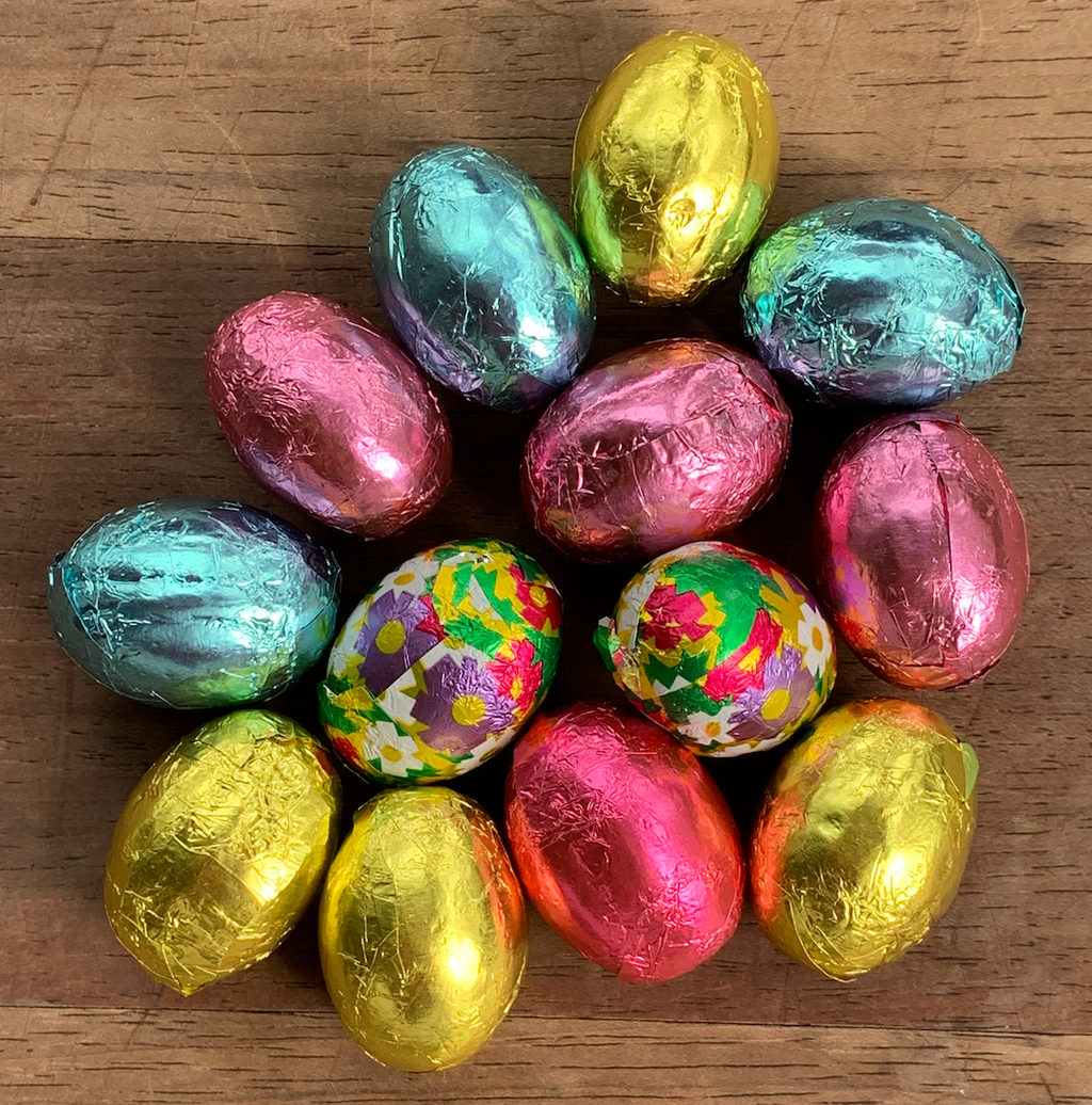 Milk Chocolate Foiled Eggs