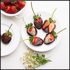 Chocolate Dipped STEM-ON Strawberries for Valentine's Day