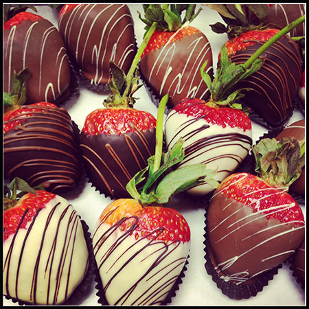 Chocolate Dipped STEM-ON Strawberries for Valentine's Day