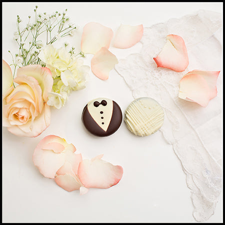 Drizzle Pearl Necklace Bride &amp; Groom Oreosⓒ
